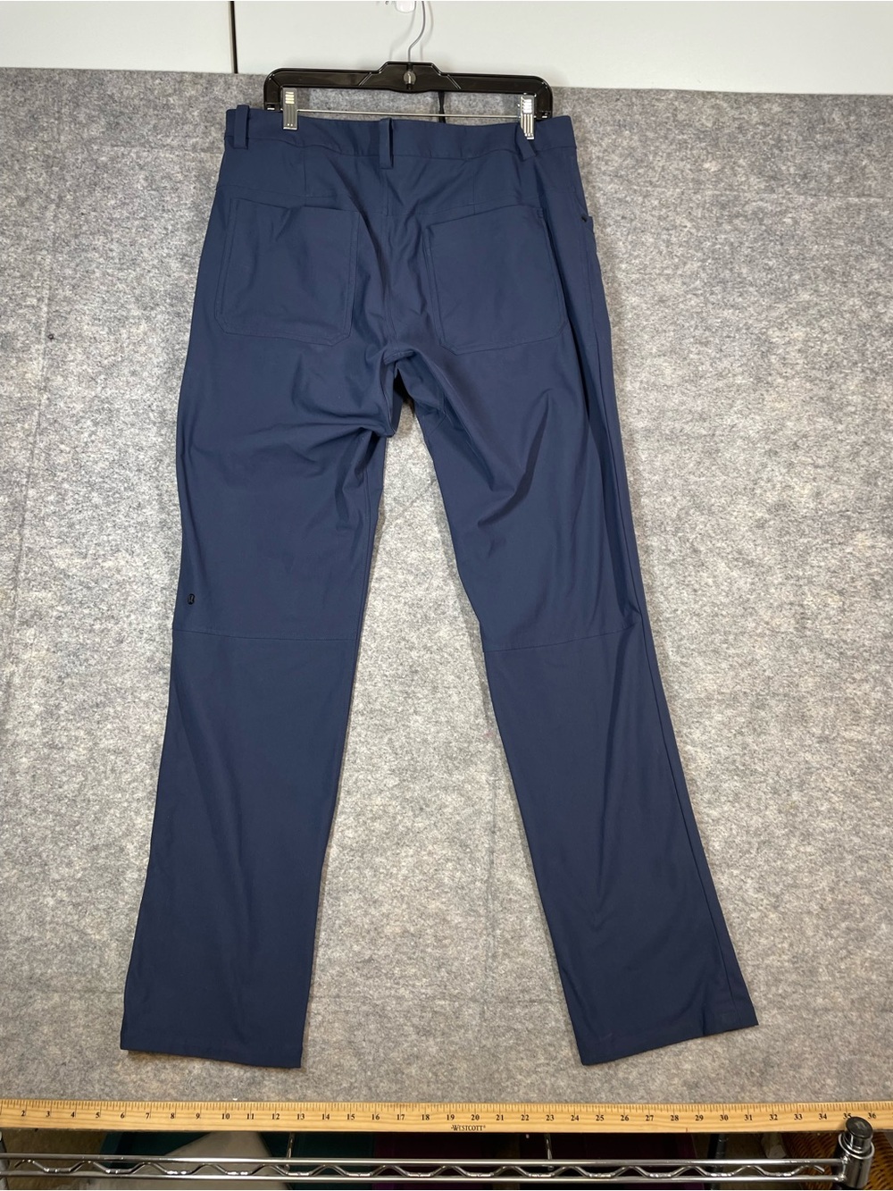 Lululemon ABC Classic Stretch Pants Navy Blue 36 Minimalist Golf Career - Picture 8 of 16